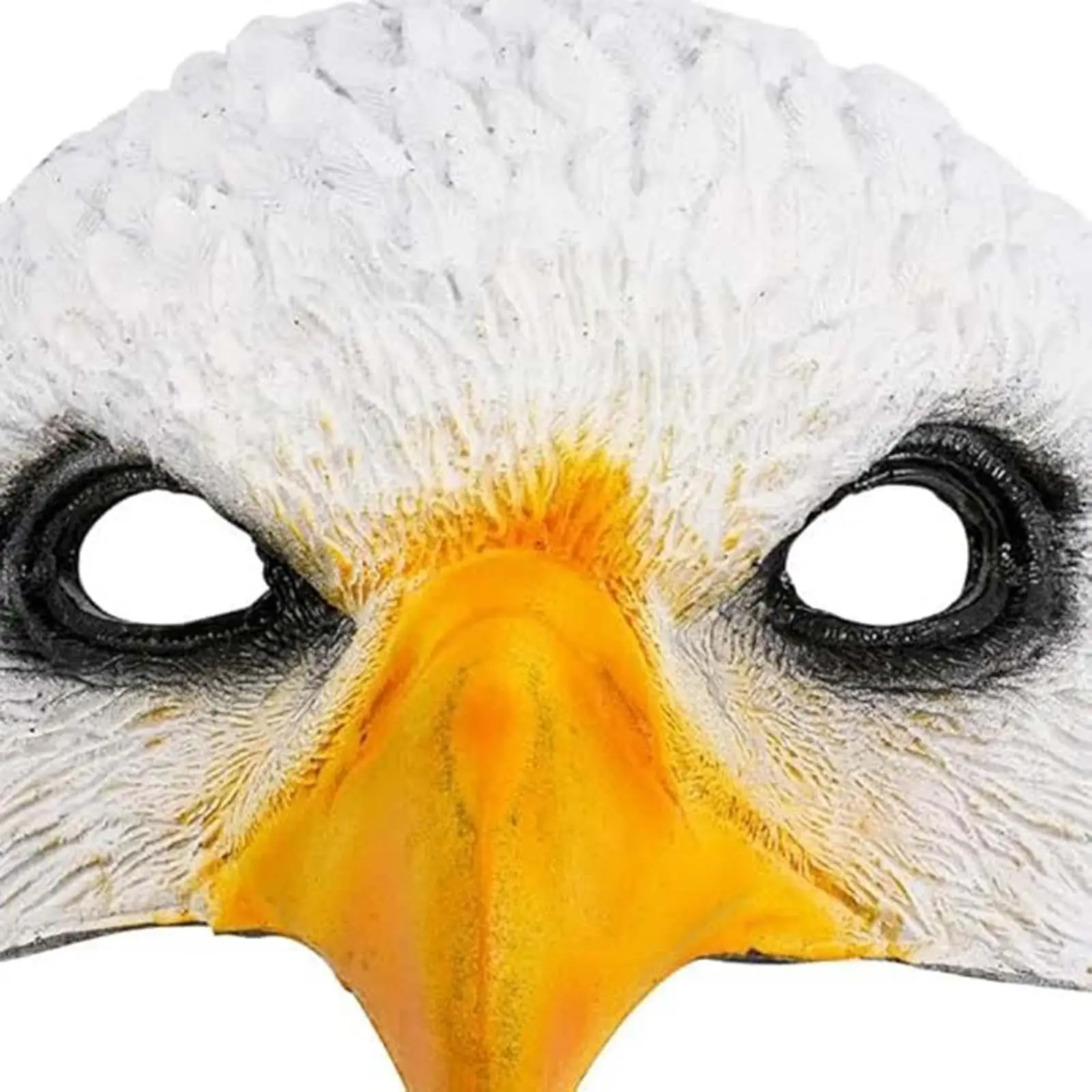 Eagle Head Cosplay Mask PU Foam Full Face Costume Cover Realistic Animal Theme for Stage Performances