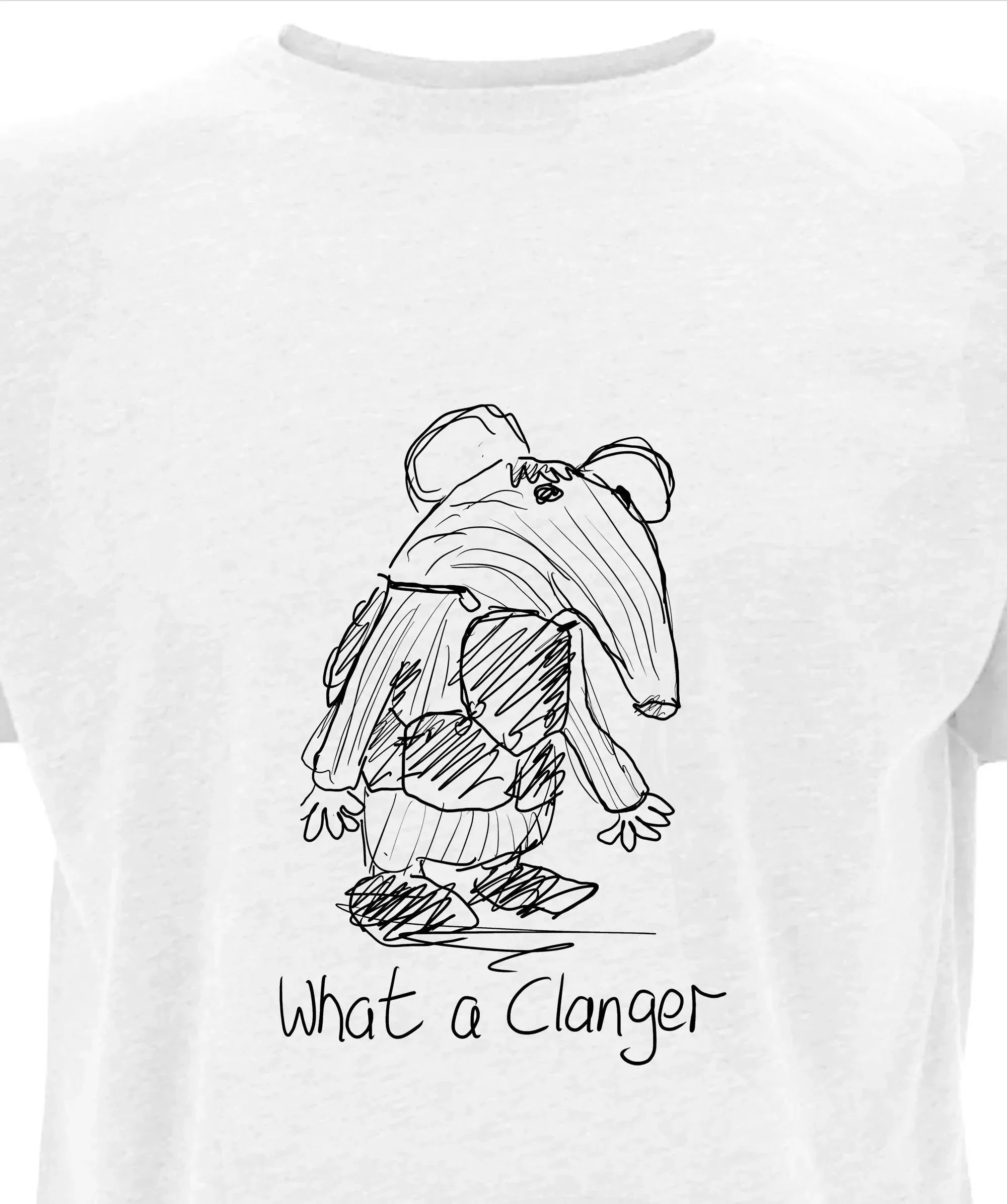 What a Clanger Men s T Shirt Gifts for men Fairwear Approved Cotton Tee