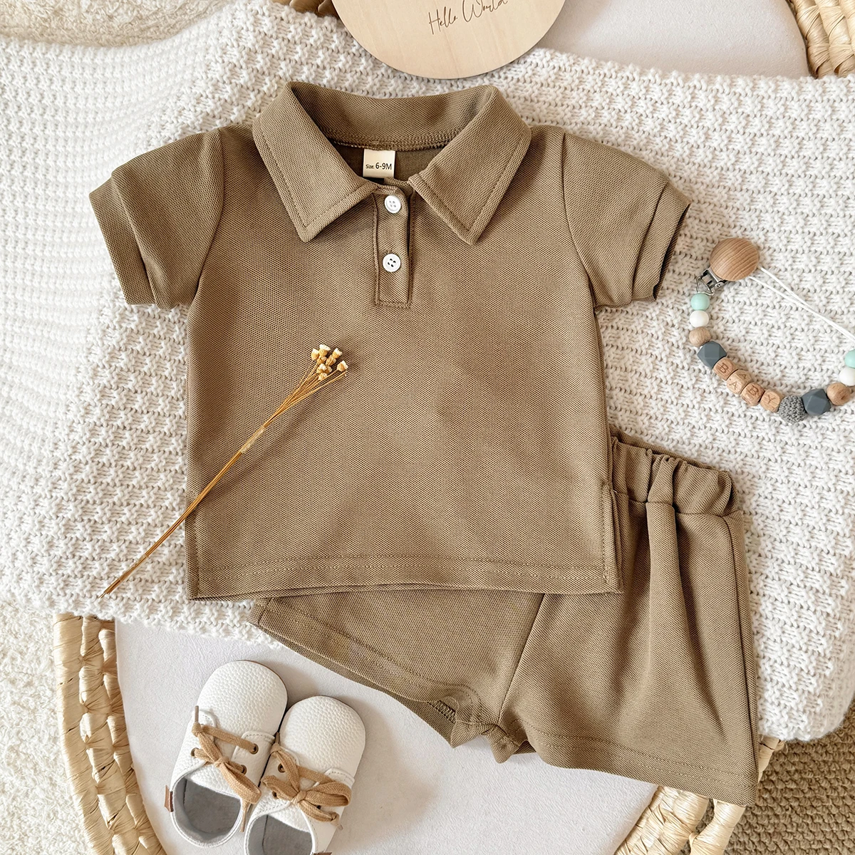 男の子の服セット Tシャツ + ショートパンツ夏服カジュアル - Baby Clothing In Summer のレビューと価格