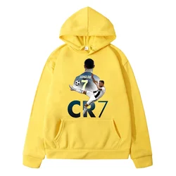 Football fan CR7 Ronaldo Printed Autumn Hoodies Fleece Sweatshirt boy y2k sudadera anime hoodie Bluey pullover kids clothes girl