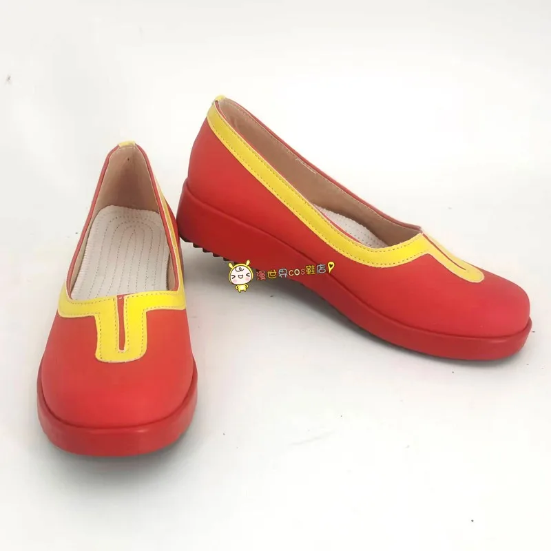 Cardcaptor Sakura Li Meiling Cosplay scarpe donna uomo Red Game Anime Cosplay Shoes