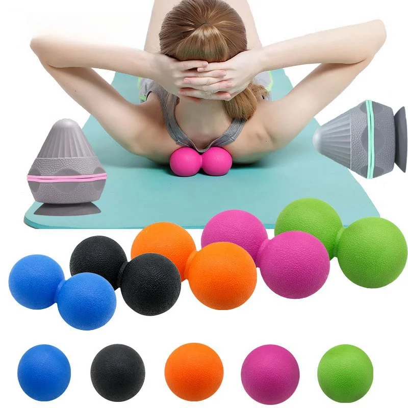 

Tpe Massage Ball Body Deep Tissue Back Massage Vacuum Adsorption Type Foot Massager Pain Stress Relief Muscle Soreness Relief