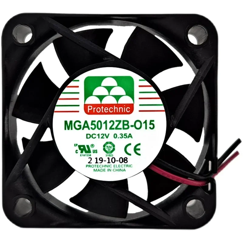 

+NEW forMGA5012ZB-O15 12V 0.35A 5015 9000rpm Yongli brand DC fan2-pack