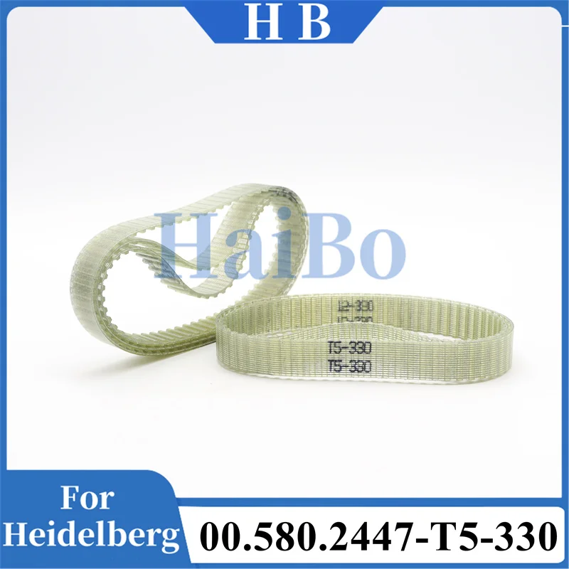 HaiBo Beste Kwaliteit 00.580.2447 Riemen T5-330 Breedte 16mm voor Heidelberg GTO Demping Motor Drive Offsetdruk Onderdelen