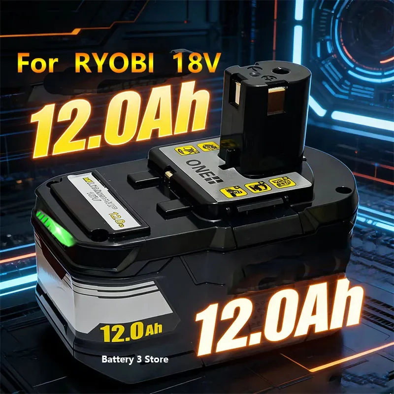 

new RYOBI 18V 12.0Ah-15C l-ion high-performance battery suitable for all series power tools P108 RB18L50