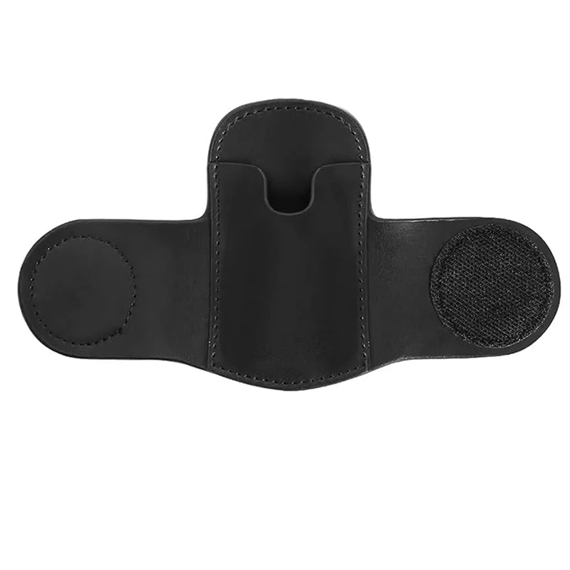 Stethoscope Holder-Stethoscope Clip Hip Holder With Leather Stethoscope Holster For Littmann & Most Stethoscopes Black
