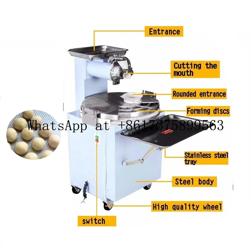 Automatic Dough Divider Rounder Machine for Pizza Bread Dough Ball Making