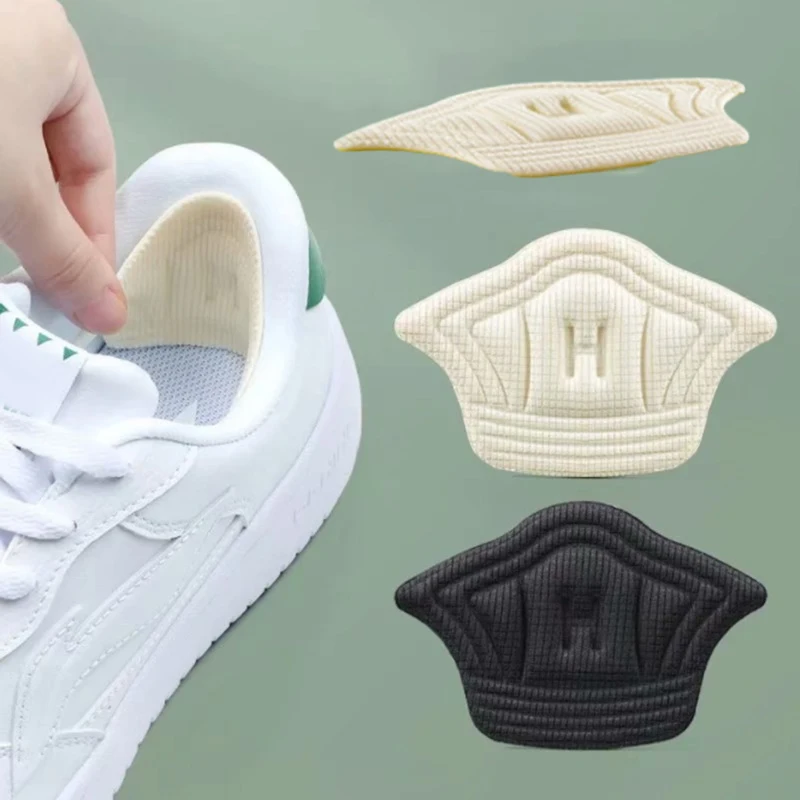 2Pcs Feet Inserts Insoles Heel Protector Sticker Insole Shoe Pad Foot Heel Cushion Pads Sports Shoes Adjustable Antiwear