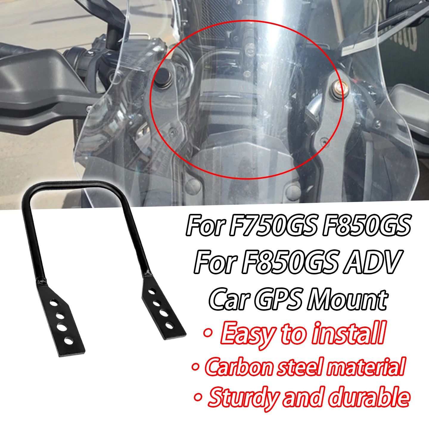 

For BMW F750GS F850GS BMW F850GS Adventure Motorcycle Accessories Phone Holder GPS Navigation Mount GPS Navigation Plate Bracket