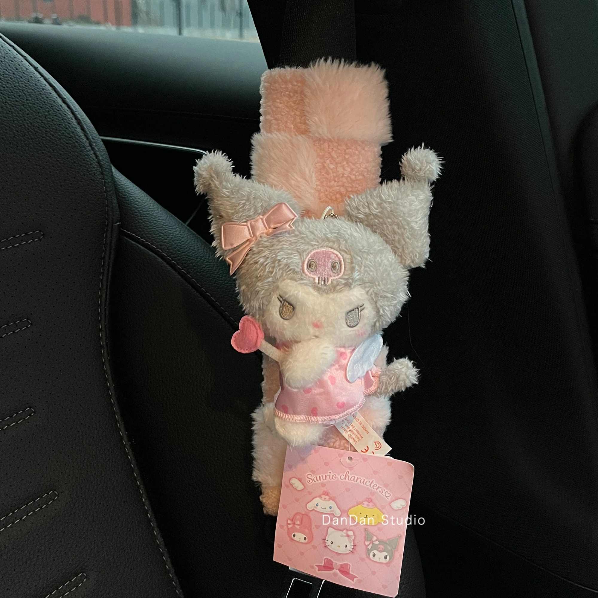Dream Angel Car Seat Belt Shoulder Cover Decompression Comfort Car Accessories Safety Belt Protective Cover