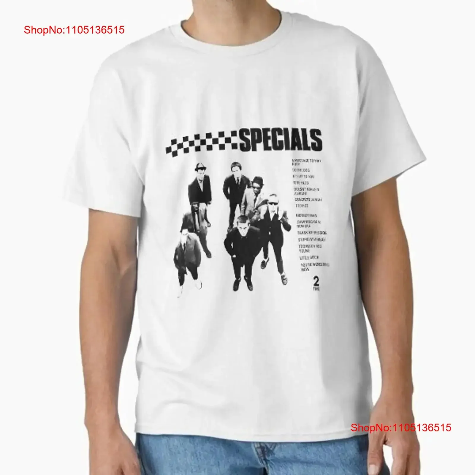 

The Specials two Tone Classic T Shirt Made in US AUS Size S 2XL vintage Washed Stylish Top For Everyday Wear Soft fashion