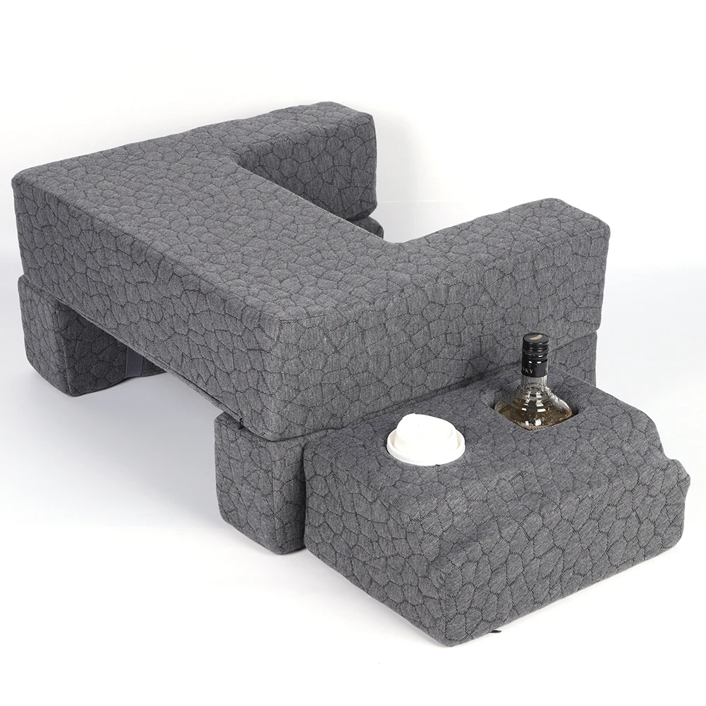 Extra Large Arm Rest Pillow Adjustable Adult Reading Pillow Bed Desk for Steam Deck/Switch Playing for Sitting in Bed Floor Sofa