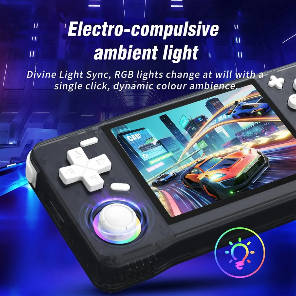 828 XF35H Retro Handheld Video Game Console Portable 128G Preloaded Games 3.5 Inch IPS Screen WiFi Linux Pocket Player E
