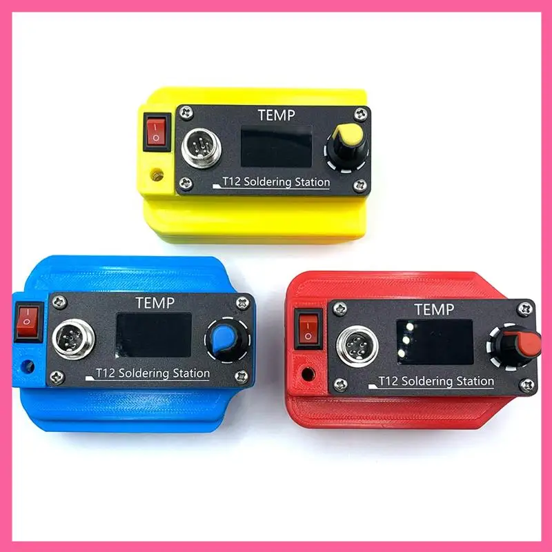 

HOT-Cordless Soldering Iron Station Electric Solder Without Power 70W T12 For Battery