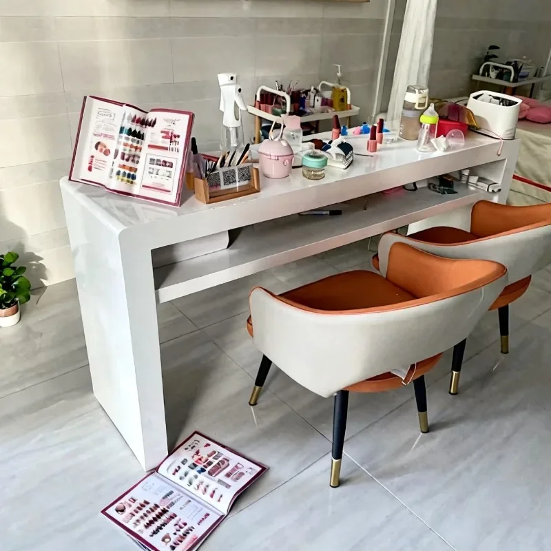 

Designer Furniture Portable Table Manicure Secretary Professional Nail Chair Beautician Decor Vanity Makeup Desk Escrivaninha