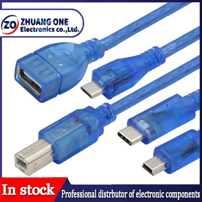 30cm USB Cable for Uno r3/Nano/MEGA 2560/Leonardo/Pro micro/DUE Blue High Quality A type USB/Mini USB/Micro USB 0.3m for Arduino