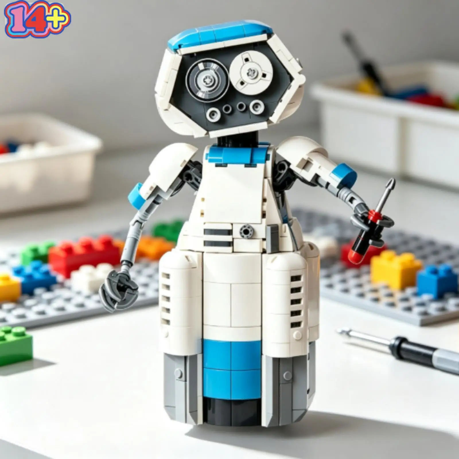 Robot Building Blocks with Movable Joints 747pcs Collectible Desktop Ornament Holiday Gifts for Adults Big Save MOC Set In Stock