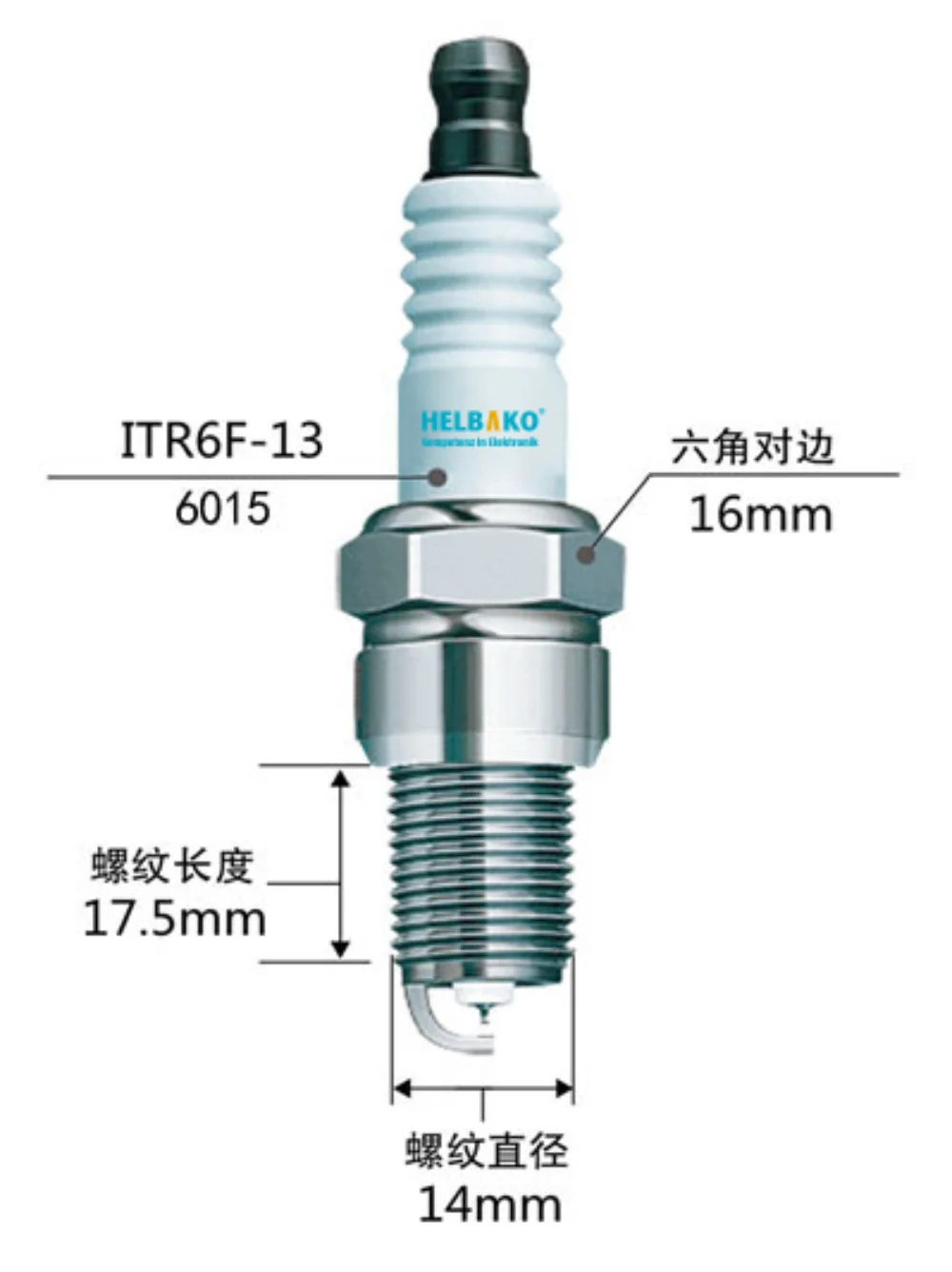 

4PCS Spark Plug ITR6F-13 NGK 4477 For Ford Focus 1.8L/2.0L Mondeo 2.0L/2.5L(V6)