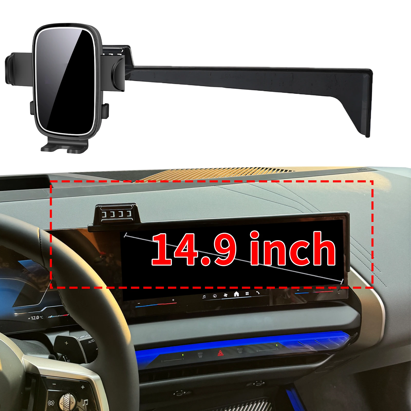 

fit for BMW X3 2025 2026 2027 ​​Custom Fit Phone Holder Mount Dashboard Screen Base No Drill Car​​ accessoires