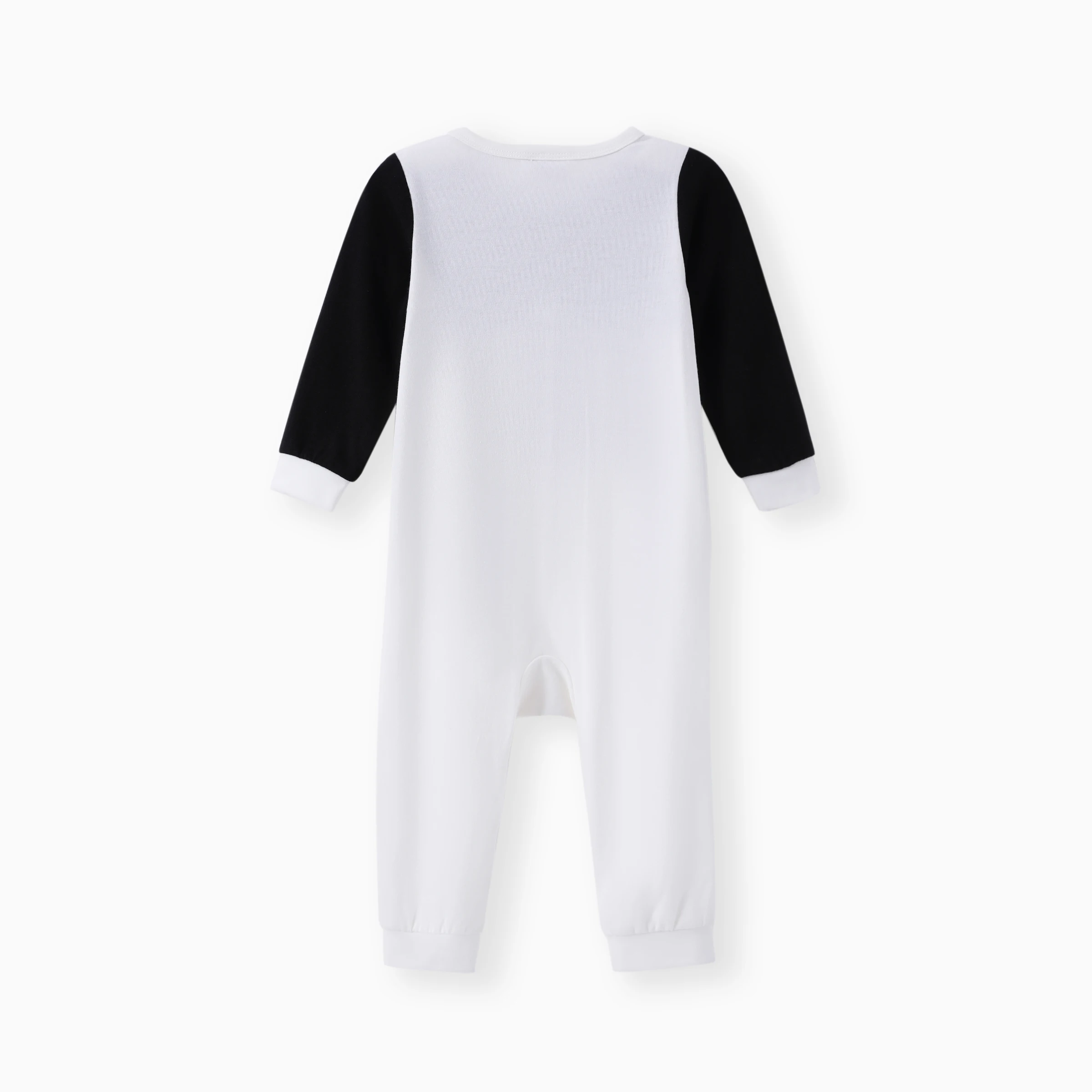 PatPat Baby Boy/Girl Letter Colorblock Jumpsuit