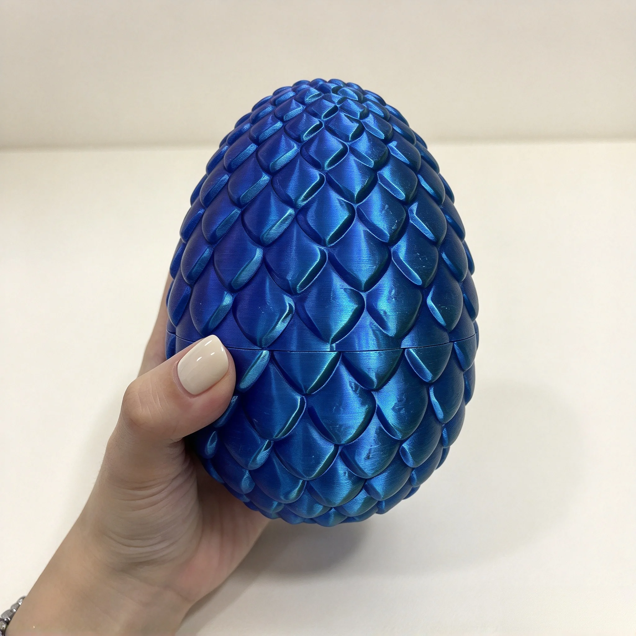 3D Printed Double Horned Dragon Egg Set, Movable Joint Creative Fidget Toy, Kids Gift Home Decor Ornament