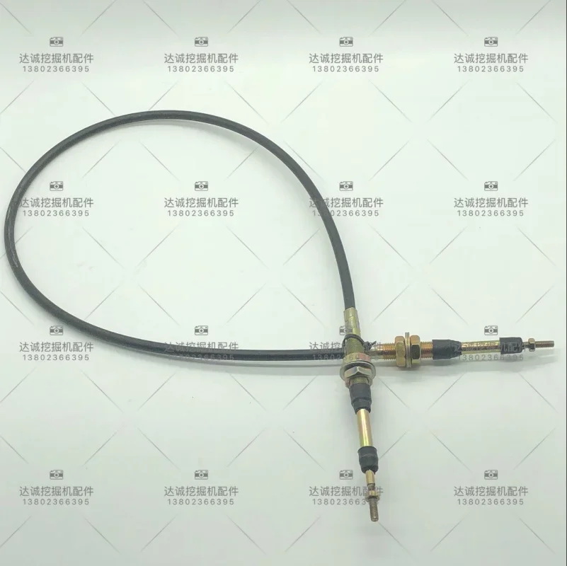 Excavator accessories Komatsu PC30 40 50 traveling accelerator line manual accelerator cable 6MM/8MM fork head