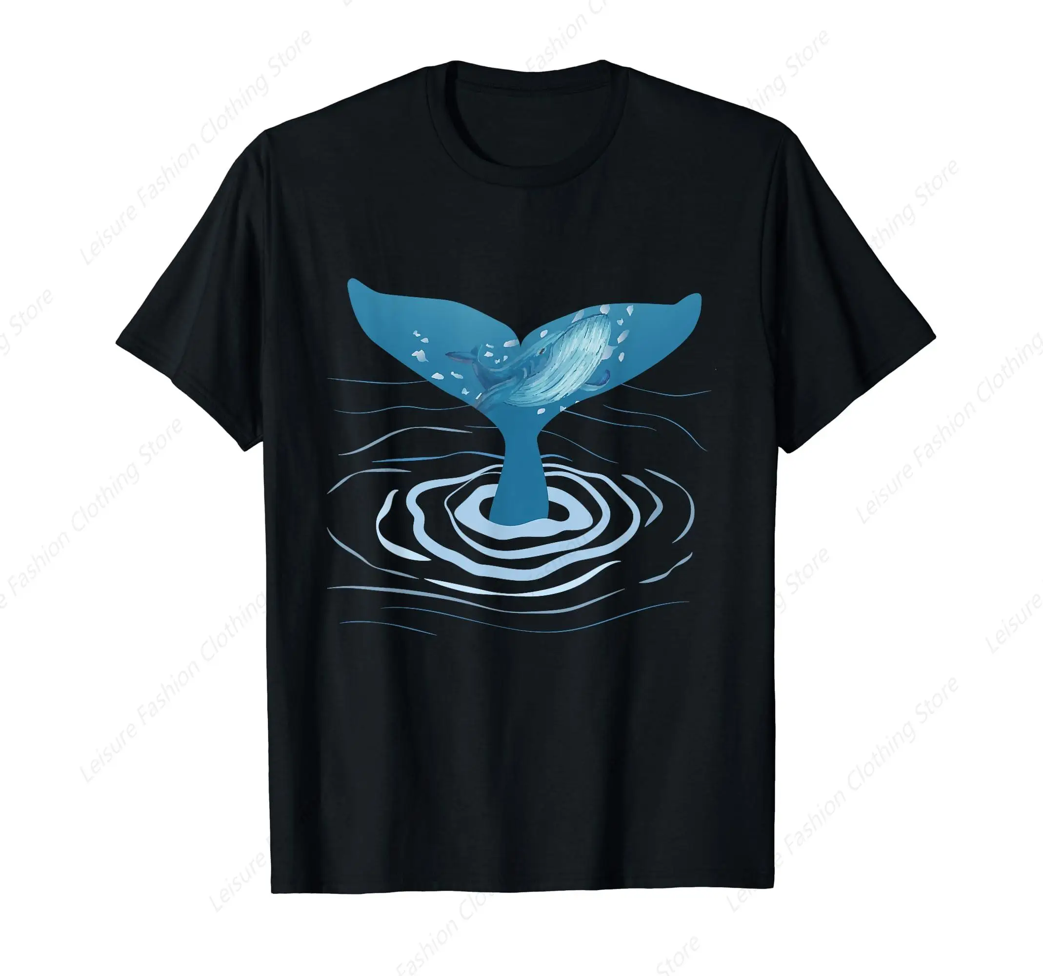 Whale Tail Whale Lover Whales Marine Biologist Wildlife T-Shirt