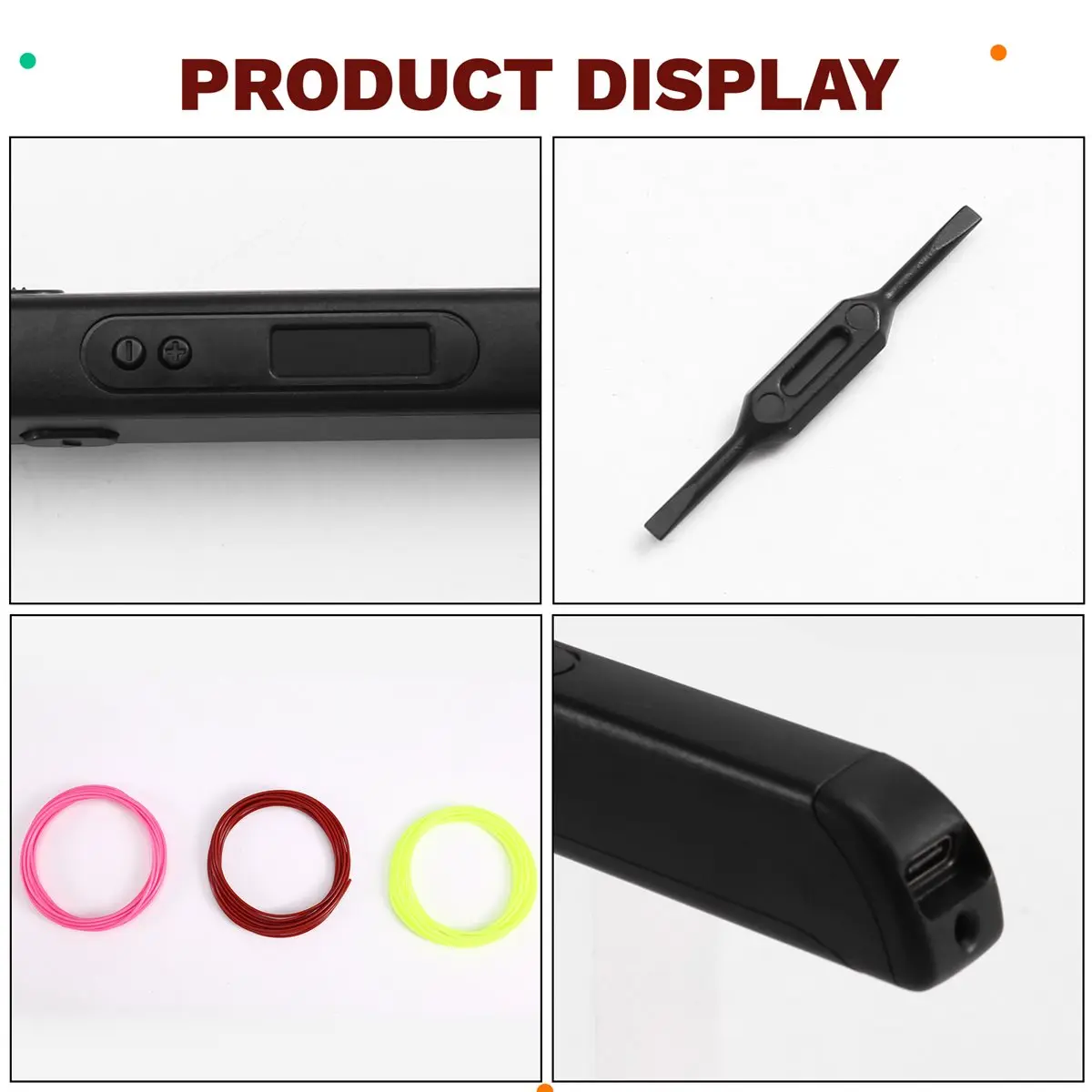 

3D-ручка INABEZ RP800A с OLED-дисплеем и PLA-филаментом для рисования и 3D-печати