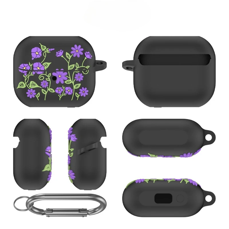 Custodia per auricolari per Samsung Galaxy Buds 3 Pro/Galaxy Buds 3 Custodia per cuffie in silicone Custodia protettiva per cuffie