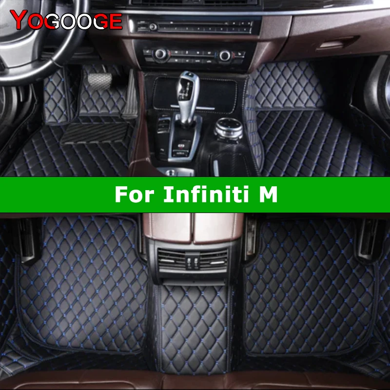 

YOGOOGE Custom Car Floor Mats For Infiniti M Auto Carpets Foot Coche Accessorie