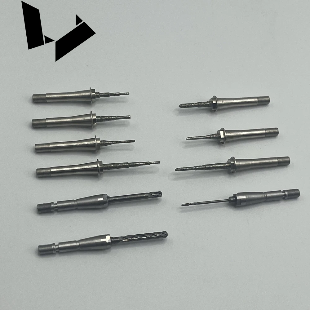 Sirona InLab CEREC MCXL Dental Lab Burs CADCAM Milling Cutters Cylinder Pointed Bur 12S Step Bur 12S Lithium Disilicate