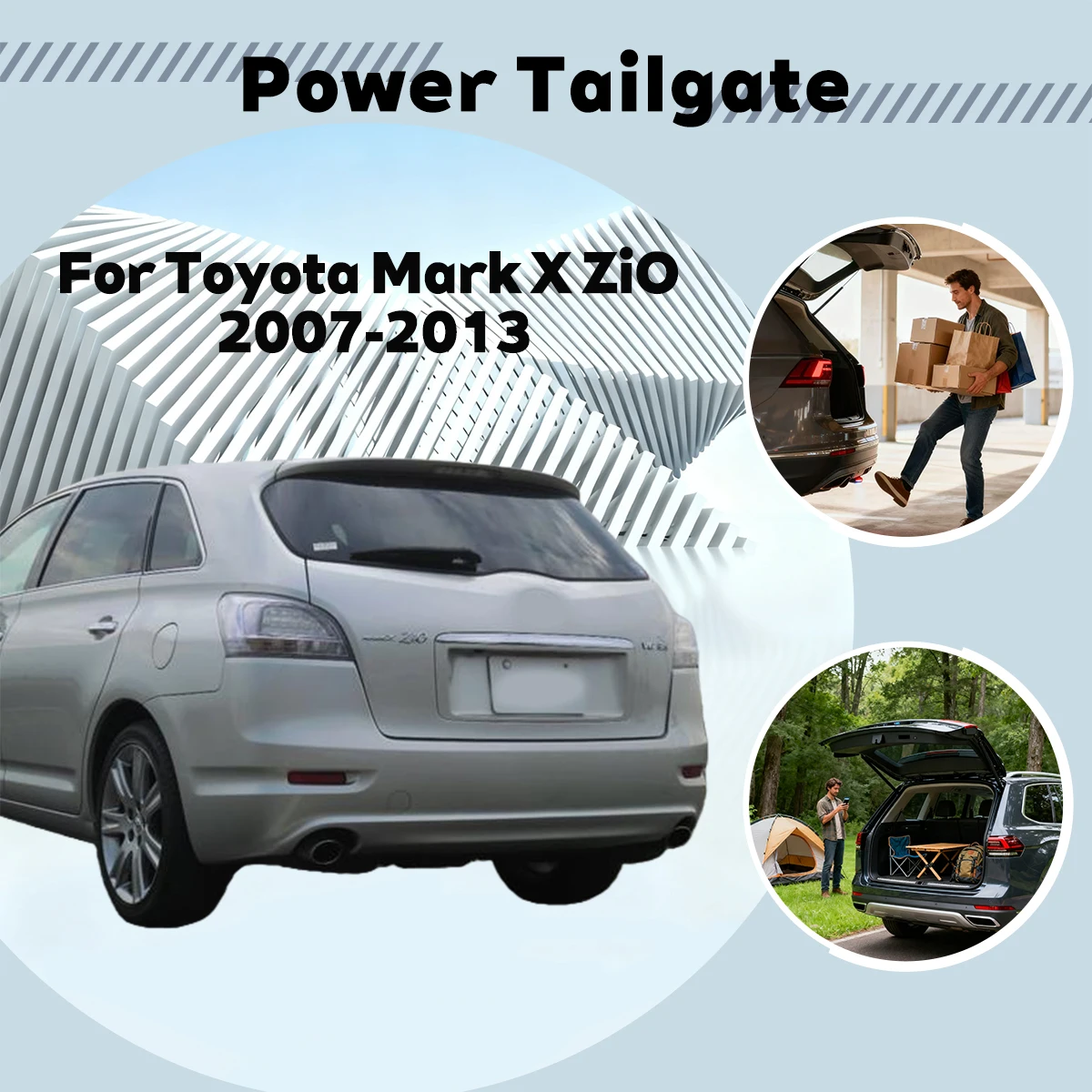 

Для Toyota Mark X ZiO 2007-2013 автоматический подъемный электрический модуль замка задней двери, система закрытия, Power Liftgate Smart