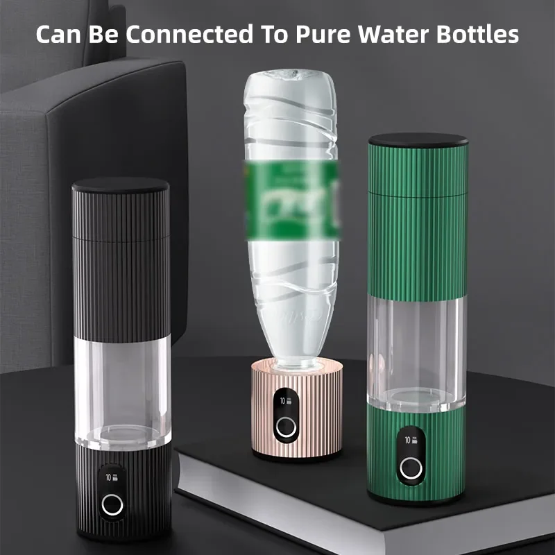 6000ppb H2 Water bottle SPE PEM Hydrogen water Electrolysis hh rich water cup Portable Hydrogen rich Generator 230ml