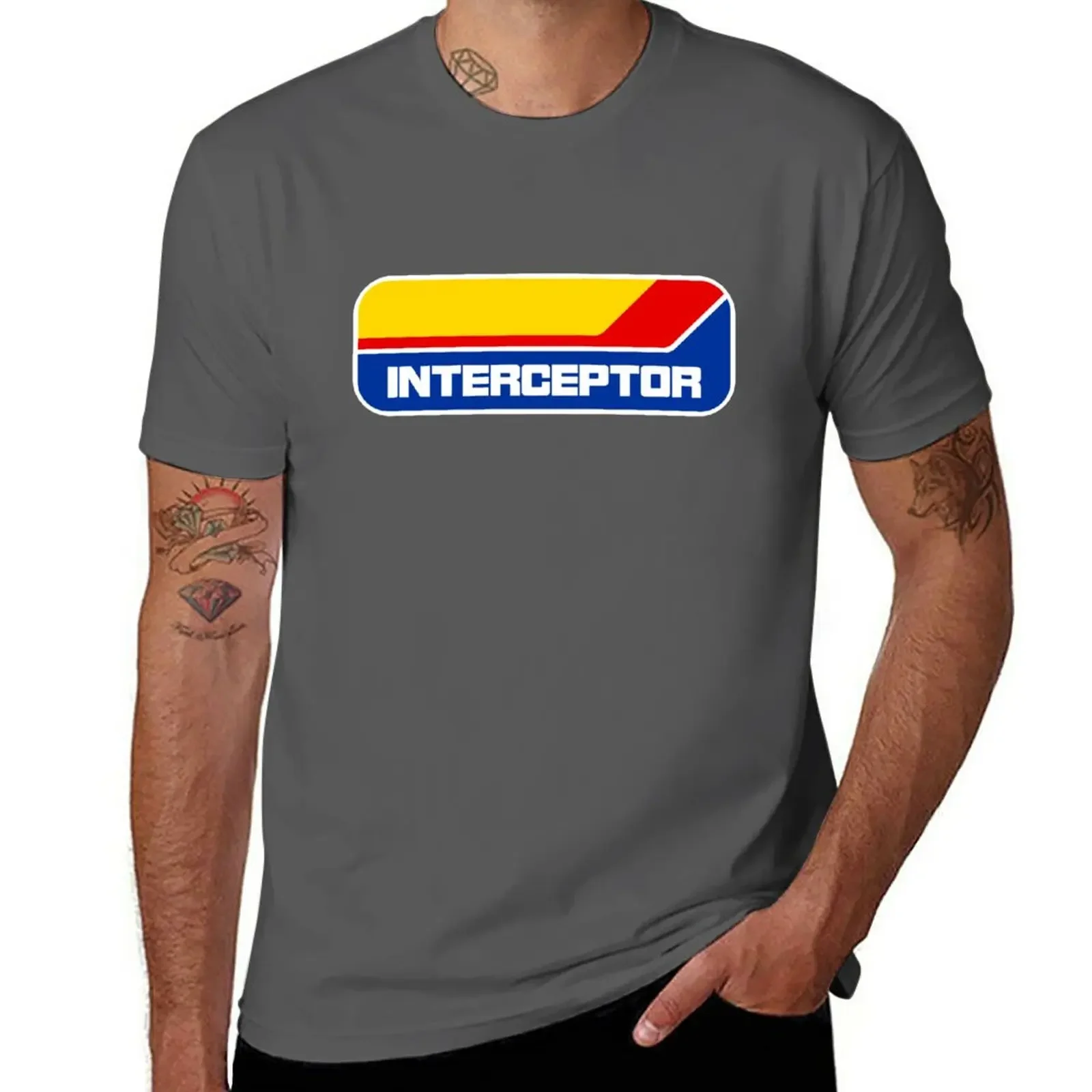 

New INTERCEPTOR T-Shirt cute clothes plus size tops men clothes