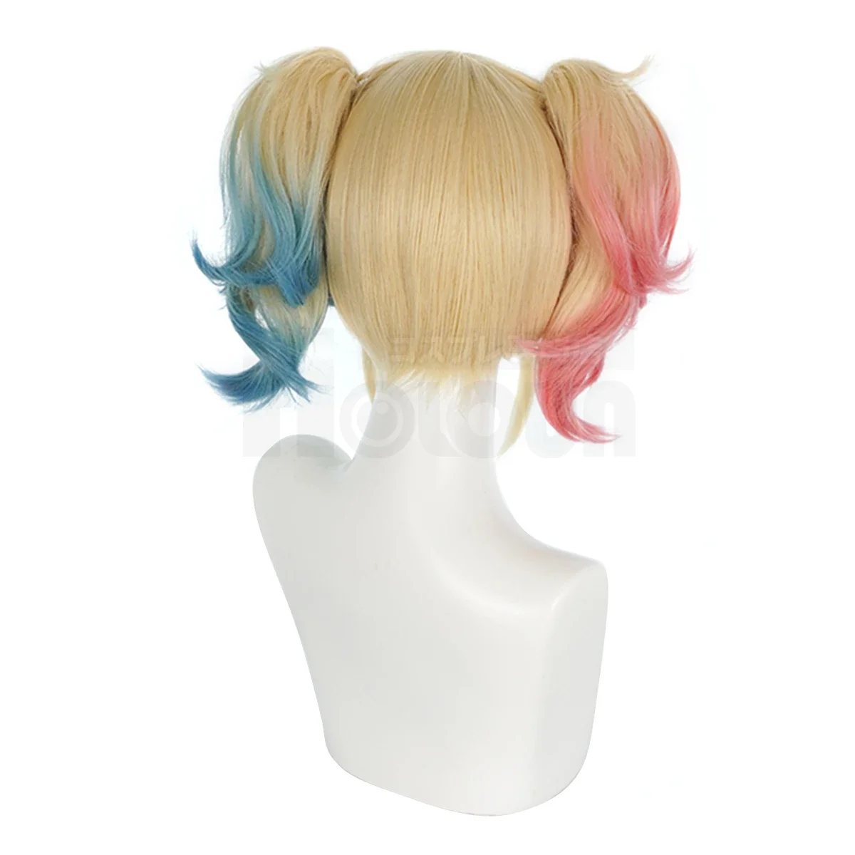 Cosplay Suicide Anime Quinn Cosplay Wig Rose Net Synthetic Fiber Adjustable Size Heat Resistant Cap Comb Halloween