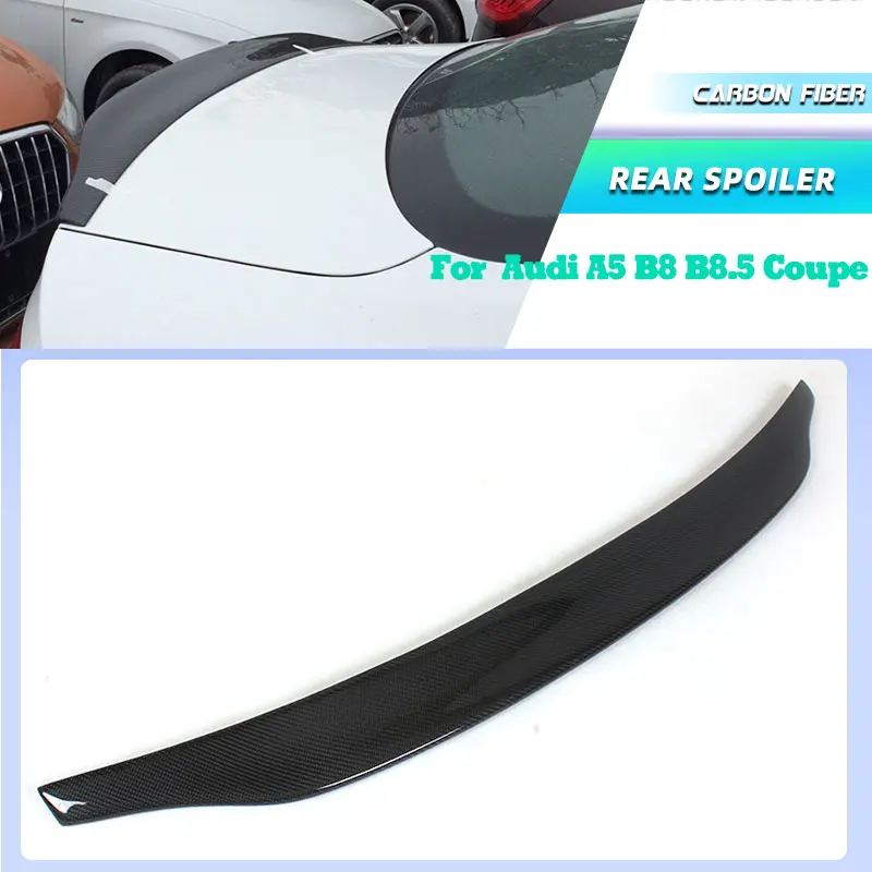 Carbonfaser-Heckspoiler für Audi A5 B8 B8.5 Coupé 2-Türer 2008-2015 (Nicht für S5 Sline) Heckspoilerlippe