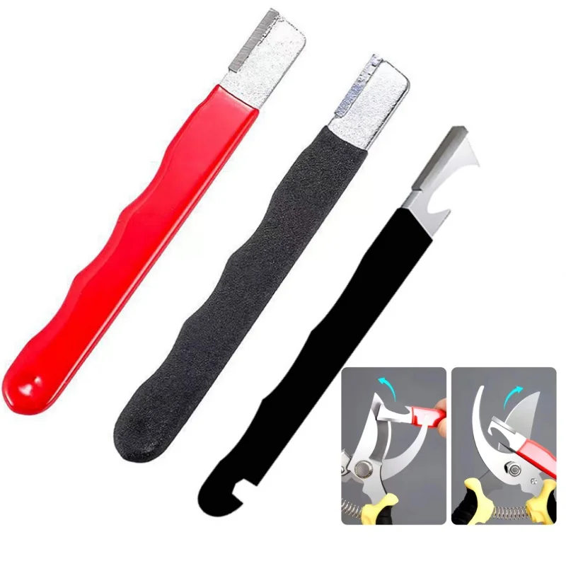 Knife Sharpener Scissors Quick Grinding Scraper Portable Metal Cutting Tool Scissor Pruner Axe Hand Sharpener Trimmer