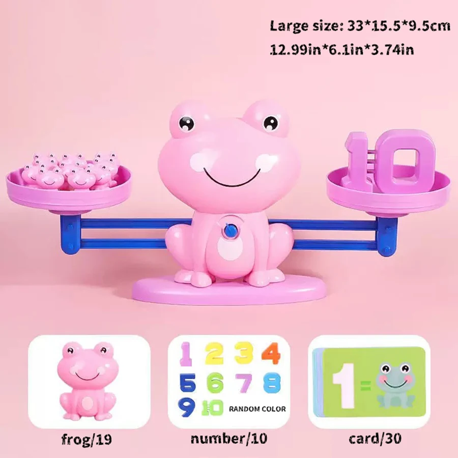 Mathematische Intelligenz Mathe Spielzeug Lustige Frosch Skala Kinder Frühe Bildung Spielzeug Addition Subtraktion Balance Aufklärung