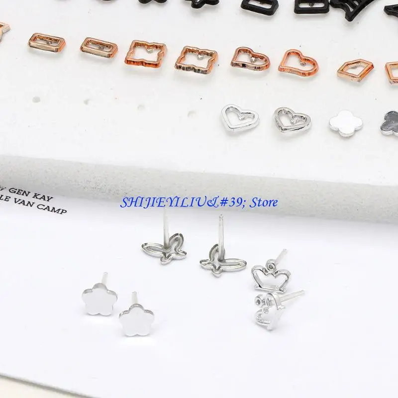 E21F Christmas Earrings Earrings for Little Girl 100 Pairs