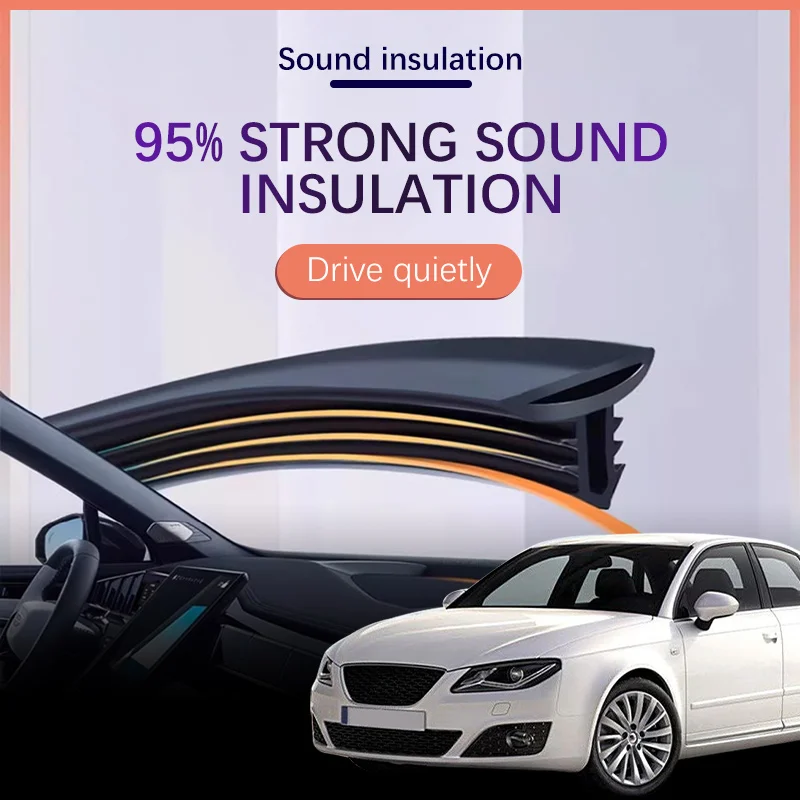 

Car Dashboard Sealing Strip Interior Auto Noise Sound Insulation Rubber Trim Weatherstrip For SEAT Exeo ST 2008-2013