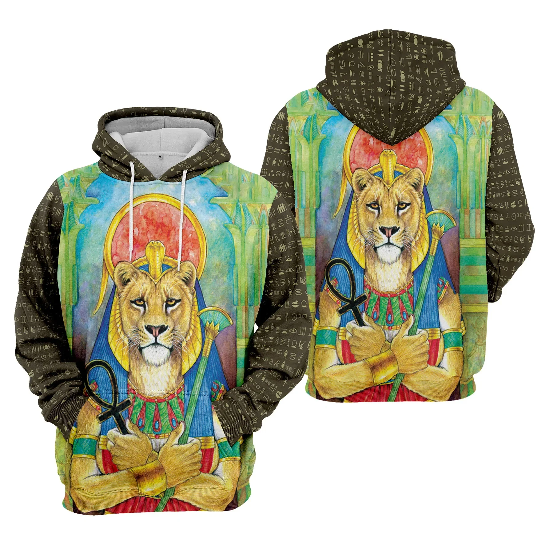 Horus Ancient Egypt Pharaoh 3D All Over Printed Mens Fashion hoodies Autumn Unisex pullover Casual Jacket Tracksuits TDD52