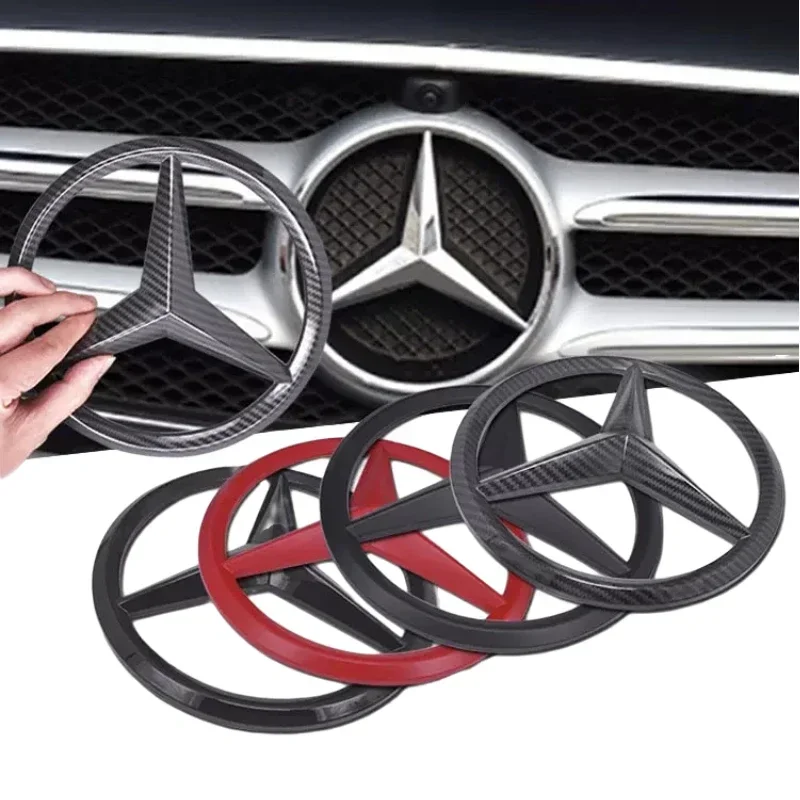 

18,8 см ABS Автомобильная передняя решетка значок эмблема крышка для Mercedes Benz AMG W204 W205 W210 W211 W212 W213 C E класс GLA GLK ML GLC GLE