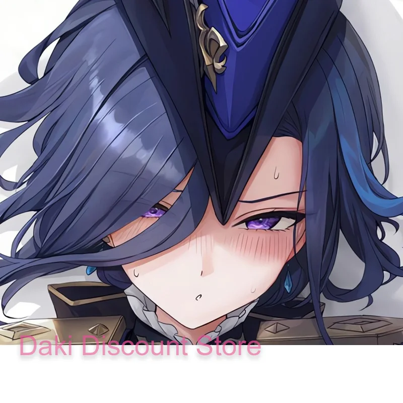 Dakimakura Anime Genshin Impact Clorinde Double-sided Print 2WAY Life-size Pillowcase Gift Body Pillow Cover