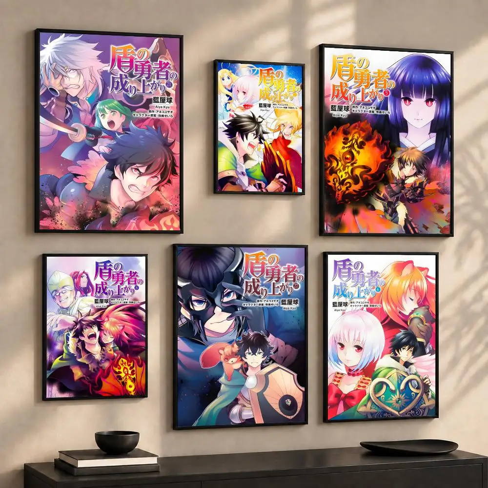Anime The R-Rising of the S-Shield Hero Poster Wall Art Print Sticker for Bedroom Living Room Dorm Office Modern Home Decor