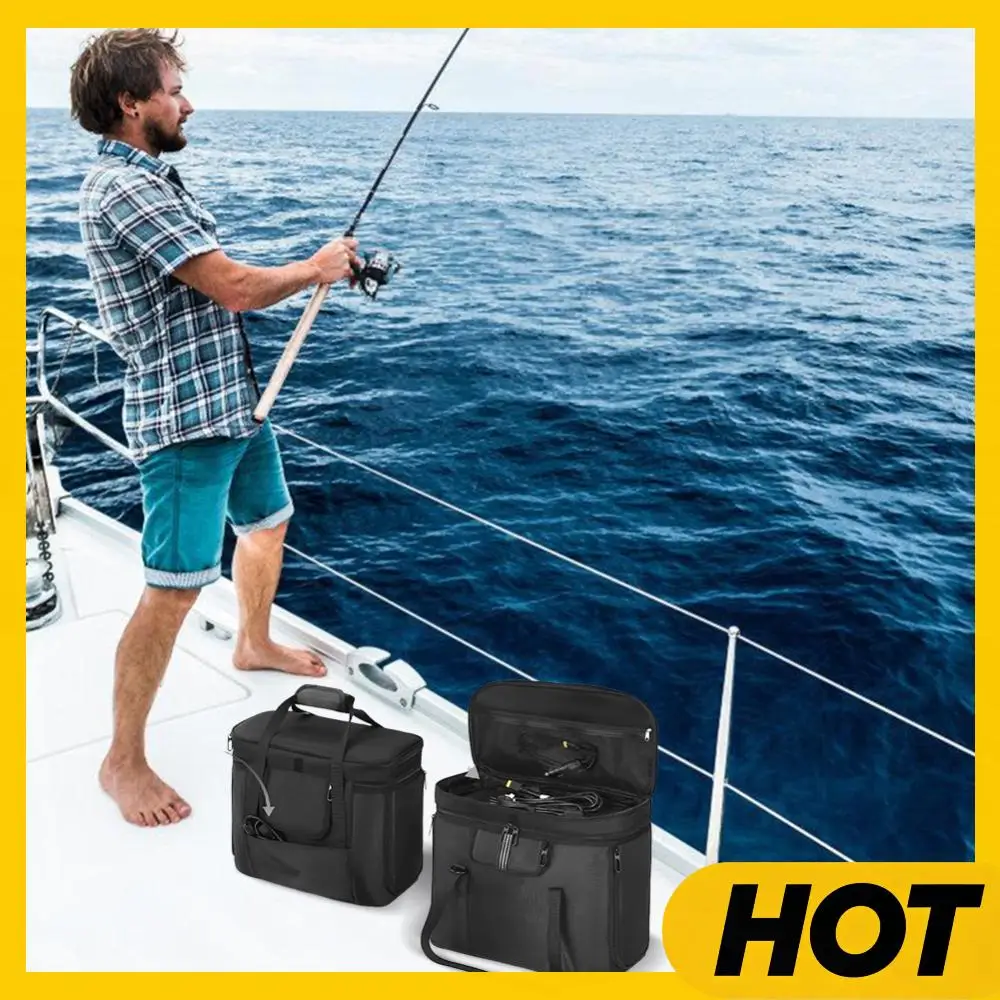 

Чехол для переноски, портативная сумка для электростанции, водонепроницаемый чехол для хранения, пылезащитная дорожная сумка для хранения с защитой от падения для Ecoflow Delta 3 Plus