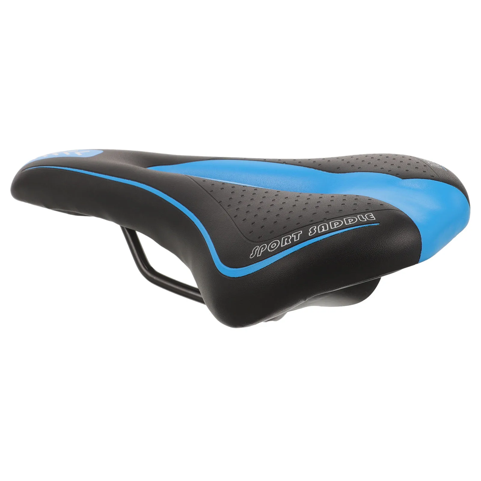 Mountain Bike Blue Lightweight Ergonomic Shockproof Breathable Hollow Cycling Seat For Road Bike Bicycle