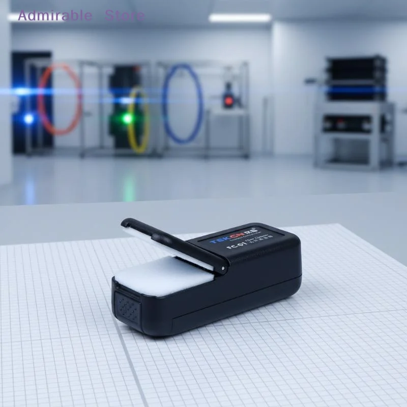 wFiber Optic Core Wiping Clip FC-01 Portable FTTH Cleaning Tool for Network Installation & Telecom Cable Maintenance
