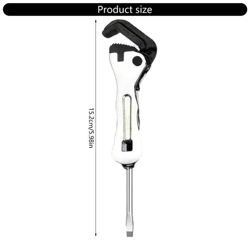 Cờ lê cầm tay mini 2 trong 1 Mini Cờ lê tay cầm ngắn tự điều chỉnh động