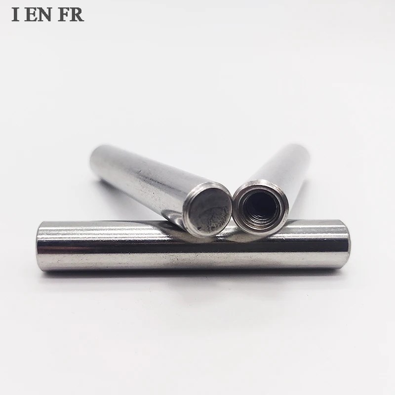 

GB120 M3 M4 M5 M6 M8 M10 304 Stainless Steel Internal Thread Cylindrical Pin Internal Tooth Positioning Pin With Hole Cylinder