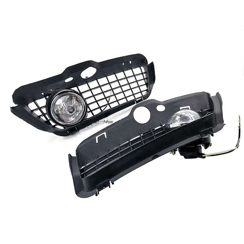 2pcs Auto ront Left Right Bumper Fog Light Lamp Grill with Fog Light Lamp for VW Golf MK3 1991 1992 1993 1994 1995 1996 1997